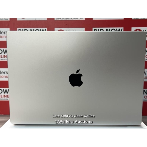 8527 - APPLE MACBOOK PRO, APPLE M2 PRO CHIP 12-CORE CPU, 19-CORE GPU, 16GB RAM, 512GB SSD, 16 INCH IN SILVE... 