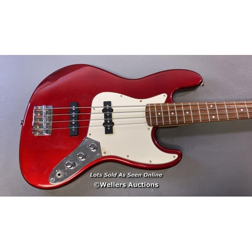 9505 - ACOUSTIC BASS GUITAR  SQUIER JAZZ-BASS IN CASE