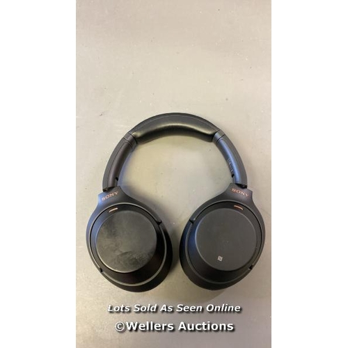 9538 - SONY WH-1000XM4 BLACK HEADPHONES