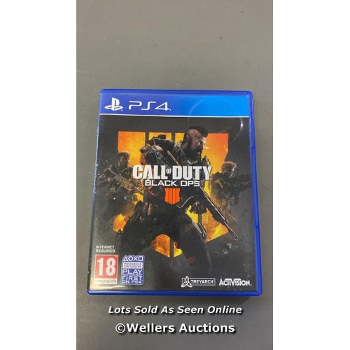 9556 - BLU-RAY DISC GAME PLAYSTATION CALL OF DUTY BLACK OPS 4