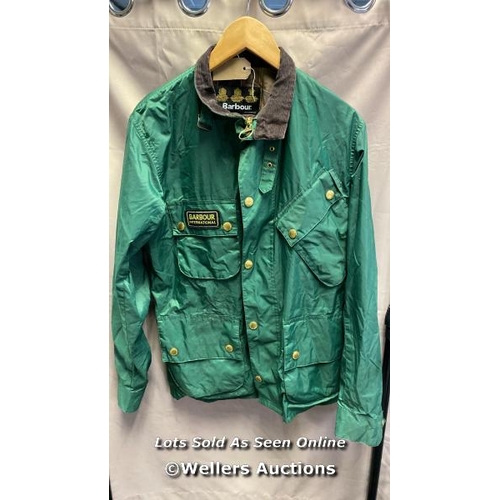 9684 - BARBOUR JACKET GREEN SIZE S