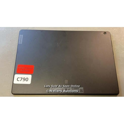 9788 - LENOVO TABLET M10 X505F 32GB 10.1' M10 GOOGLE ACCOUNT LOCKED