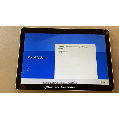 9789 - HUAWEI TABLET MEDIA T3 10 MODEL AGS-W09 GOOGLE ACCOUNT LOCKED