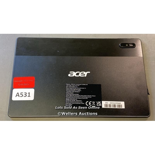 9792 - ACER ICONIA ONE 10 MODEL ACTAB 1422 GOOGLE ACCOUNT LOCKED