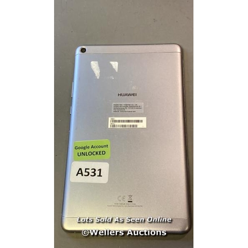 9810 - HUAWEI TABLET MODEL KOB-L09 GOOGLE ACCOUNT UNLOCKED