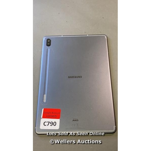 9822 - SAMSUNG GALAXY TABLET S5E S/N R52MA09TSFH GOOGLE ACCOUNT LOCKED