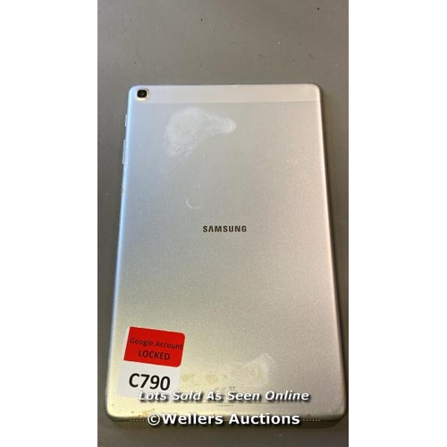 9823 - SAMSUNG GALAXY TABLET MODEL R52N8ORAYQJ  GOOGLE ACCOUNT LOCKED