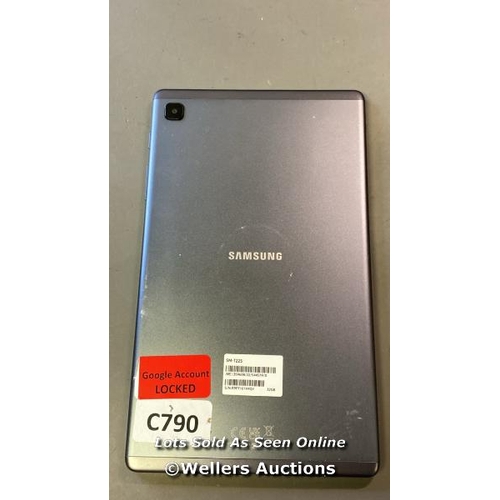 9851 - SAMSUNG TABLET IMEI 359638/22/544519/0 GOOGLE ACCOUNT LOCKED