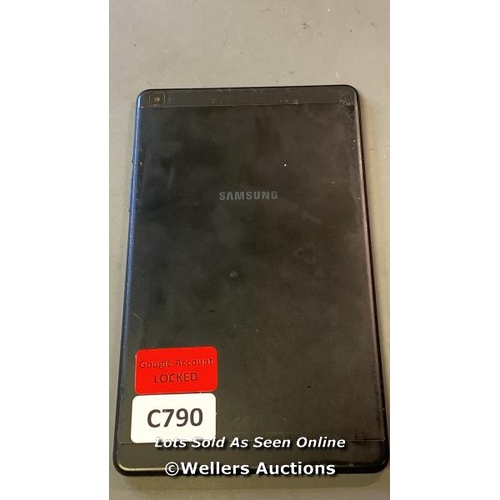 9852 - SAMSUNG TABLET GOOGLE ACCOUNT LOCKED SCREEN DAMAGE