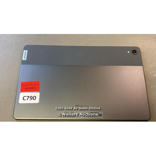 9867 - LENOVO TABLET MODEL TB-J606L GOOGLE ACCOUNT LOCKED