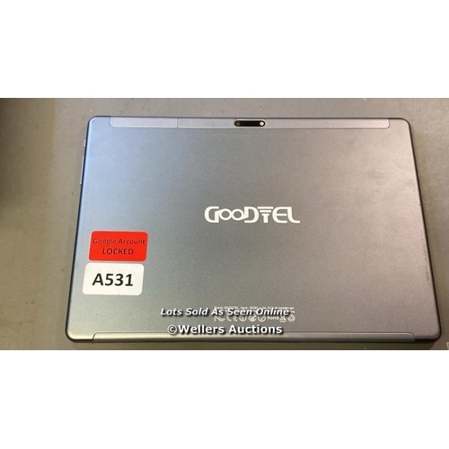 9873 - GOODTEL TABLET MODEL G3 GOOGLE ACCOUNT LOCKED