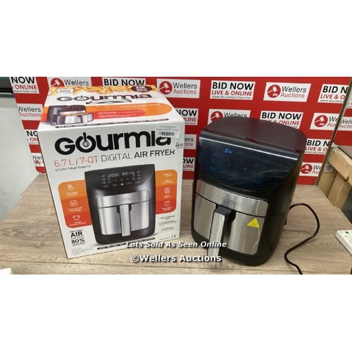 4026 - GOURMIA 6.7L DIGITIAL AIR FRYER / MINIMAL SIGNS OF USE/ POWERS UP / W1