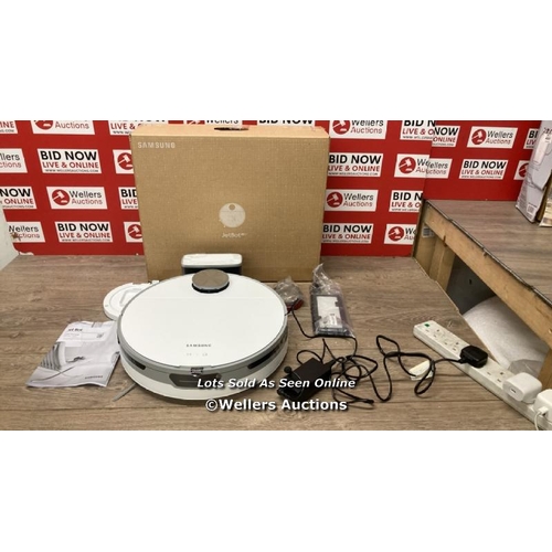 4071 - SAMSUNG JET BOT ROBOT VACUUM CLEANER / POWERS UP / INIMAL SIGNS OF USE / E64