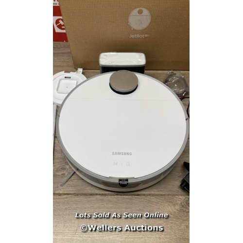 4071 - SAMSUNG JET BOT ROBOT VACUUM CLEANER / POWERS UP / INIMAL SIGNS OF USE / E64