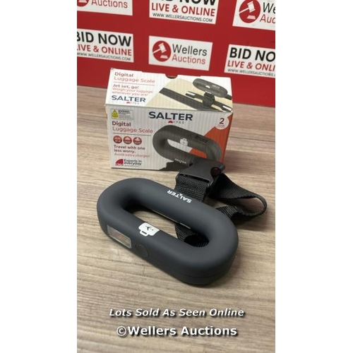 4104 - SALTER DIGITAL LUGGAGE SCALE / E61