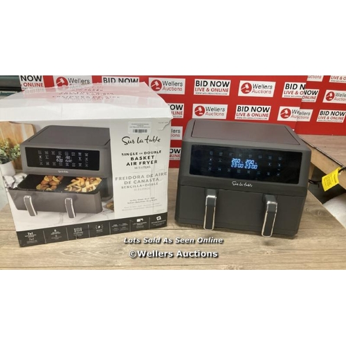 4108 - SUR TABLE AIR FRYER NEW 2 IN 1 / POWERS UP / SIGNS OF USE / D26