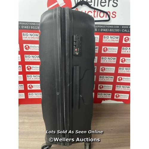 4127 - AMERICAN TOURISTER BON AIR 3 PC. BLACK SUIT CASE SET / SIGNS OF USE / E55