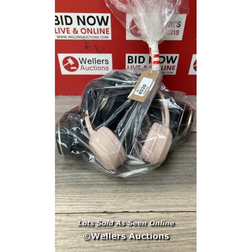 4530 - BAG OF PRE OWNED HEADPHONES