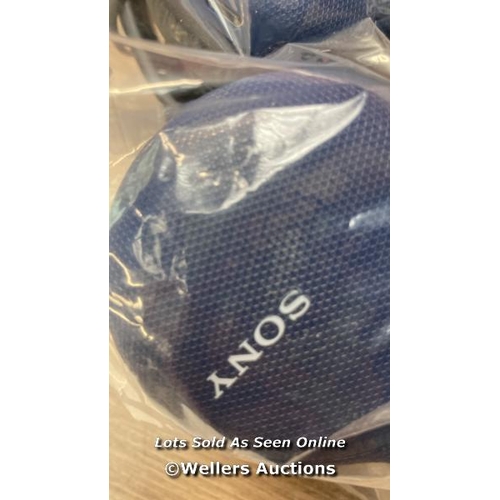 4534 - BAG OF PRE OWNED HEADPHONES INCL SONY