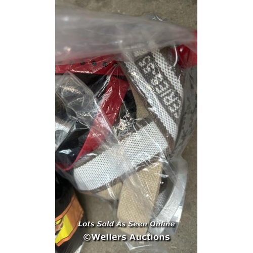 4545 - BAG OF PRE OWNED BELTS