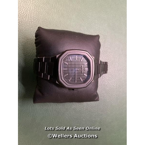 100 - GENTS BLACK CAINTE WATCH