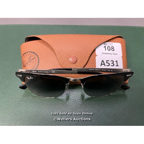 108 - RAY BAN SUNGLASSES W/CASE