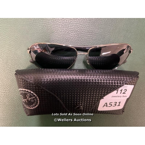 112 - RAY BAN SUNGLASSES W/CASE