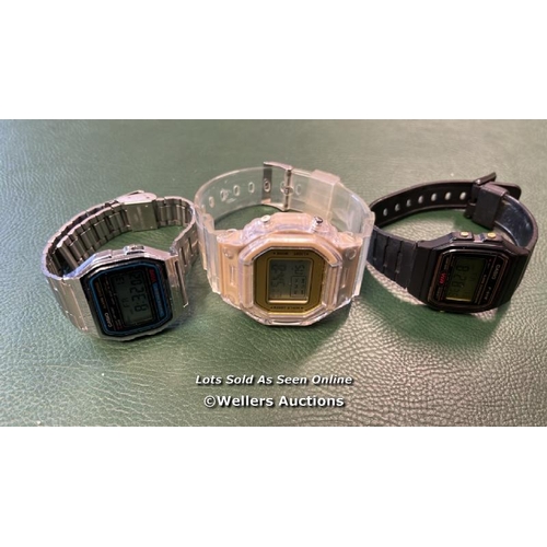 22 - 3X CASIO WATCHES