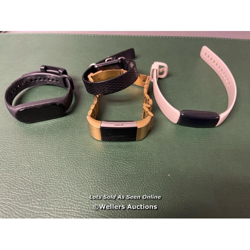 35 - 4X FITBIT (1 GOLD PLATED)