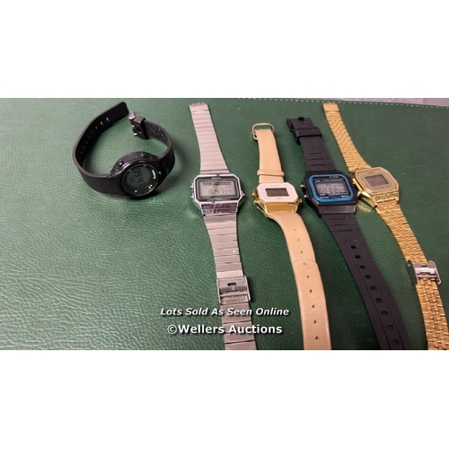 42 - 5X WATCHES (4 CASIO, 1 KALENJI)