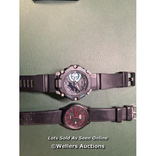 51 - 2X WATCHES; G SHOCK, LORUS SOLAR