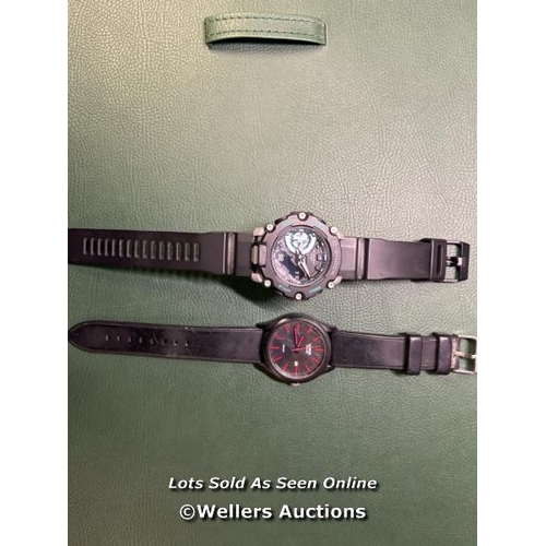 51 - 2X WATCHES; G SHOCK, LORUS SOLAR