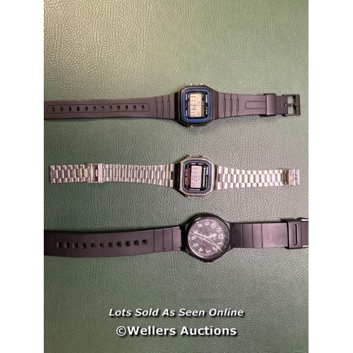 73 - 3X CASIO WATCHES