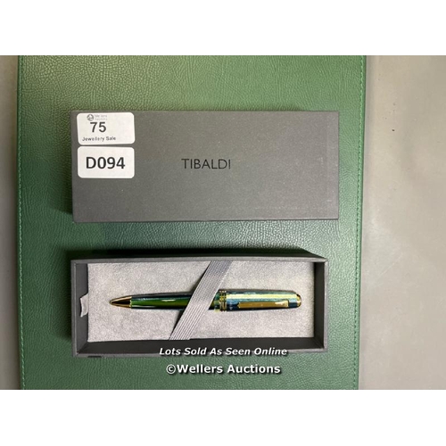 75 - TIBALDI PEN WITH CASE