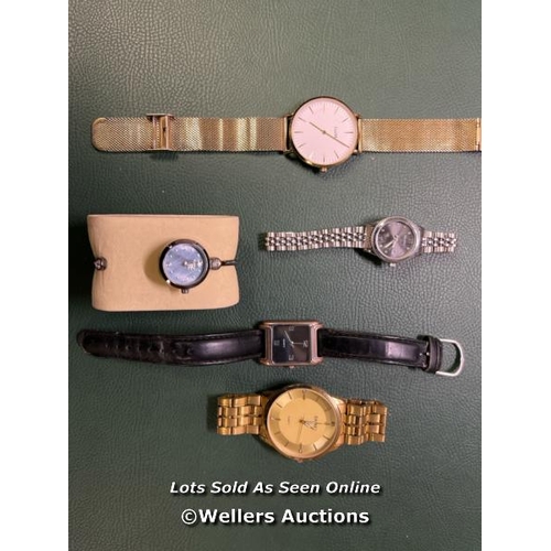 87 - 5X WATCHES MIX INCL/ SEKONDA, QUARTZ