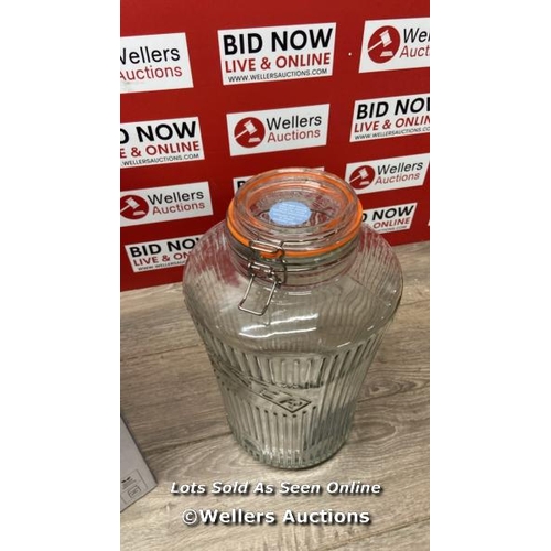 6014 - KILNER DRINKS DISPENSER / APPEARS NEW / MISSING TAP / SEE IMAGES / A45