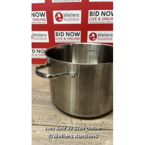 6086 - GREENPAN STOCK POT 8L / MINIMAL SIGNS OF USE / A33