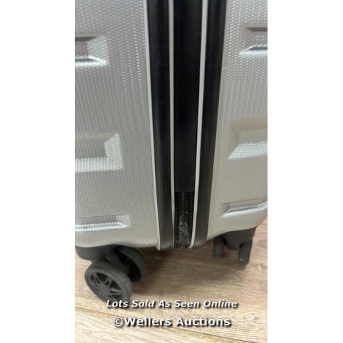 6091 - SAMSONITE TECH 3 2PC HARDSIDE LUGGAGE SET / SIGNS OF USE / OVERALL GOOD CONDITION COMBINATION UNLOCK... 