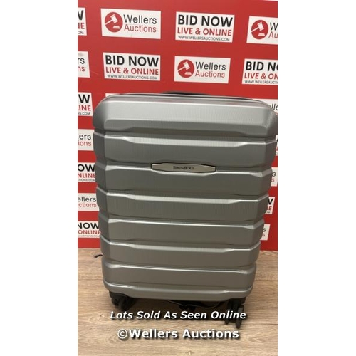 6091 - SAMSONITE TECH 3 2PC HARDSIDE LUGGAGE SET / SIGNS OF USE / OVERALL GOOD CONDITION COMBINATION UNLOCK... 