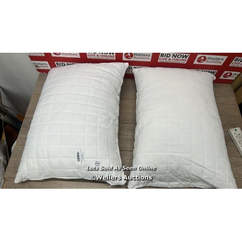 6101 - HOTEL GRAND SHREDDED MEMORY FOAM ROLLED PILLOWS / MINIMAL SIGNS OF USE / A33