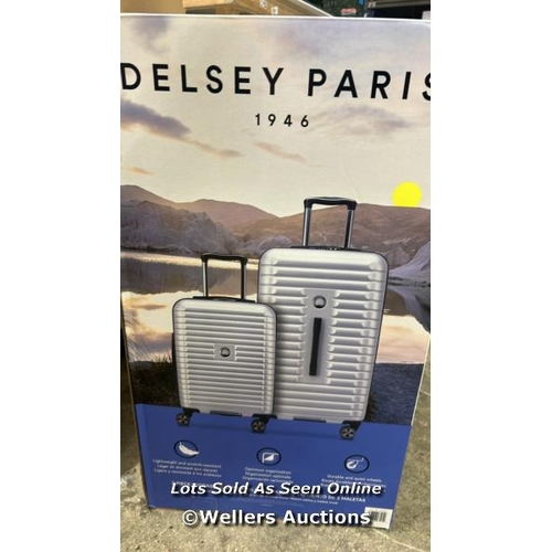 6113 - DELSEY 2 PIECE HARDSIDE TRUNK SET / APPEARS NEW / P9