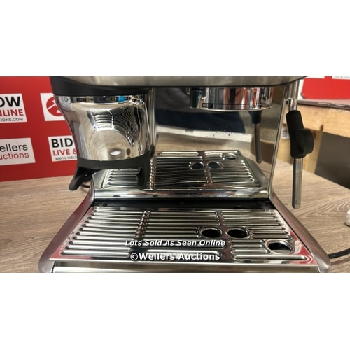 6122 - SAGE BARISTA EXPRESS IMPRESS SES876BSS4GUK1 ESPRESSO COFFEE MACHINE / POWERS UP / SIGNS OF USE / A11