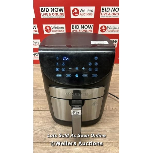 6138 - GOURMIA 6.7L DIGITIAL AIR FRYER / POWERS UP / SIGNS OF USE / A35