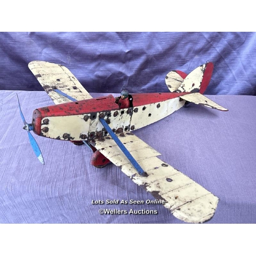 97 - Meccano constructor airplane no. 1, c1931  / All lots are located at The Barn, Hampstead Farm, Nr He... 