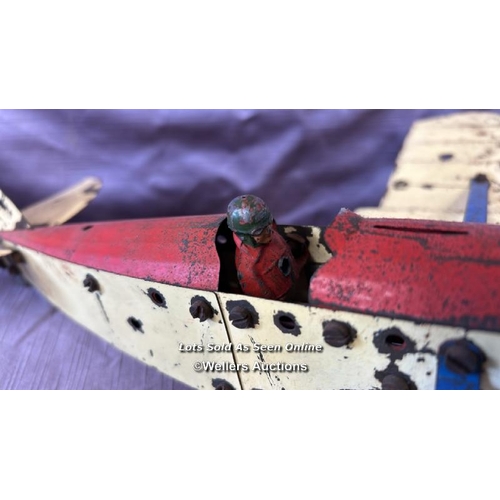 97 - Meccano constructor airplane no. 1, c1931  / All lots are located at The Barn, Hampstead Farm, Nr He... 