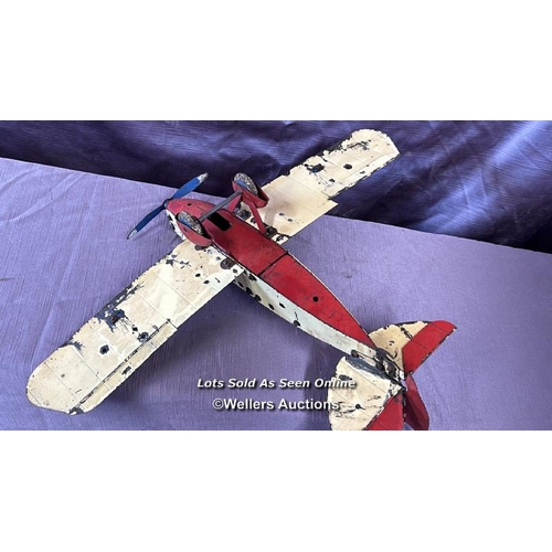 97 - Meccano constructor airplane no. 1, c1931  / All lots are located at The Barn, Hampstead Farm, Nr He... 