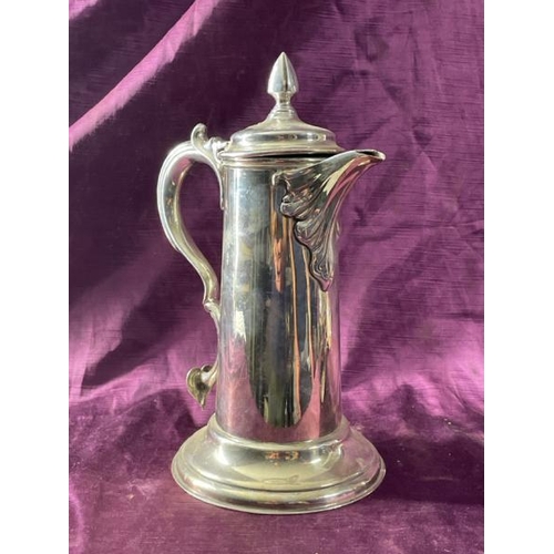 12 - Silver plate claret jug, 30cm (h)  / All lots are located at The Barn, Hampstead Farm, Nr Henley on ... 