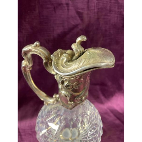 17 - Art Nouveau Topazio Casquinha crystal carafe, 31cm (h)  / All lots are located at The Barn, Hampstea... 