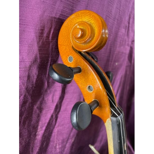 33 - Antoni AV44 violin, 60cm (l) with bow and case  / All lots are located at The Barn, Hampstead Farm, ... 