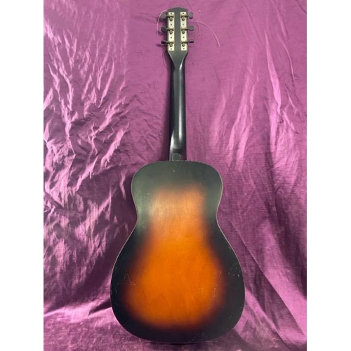 35 - The Michingan acoutic guitar with case, 90cm (l)  / All lots are located at The Barn, Hampstead Farm... 